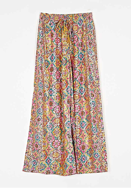trousers-length-with-relief-print-cuca.gr