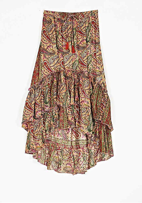 skirt-asymmetric-with-frill-relief-print-cuca.gr