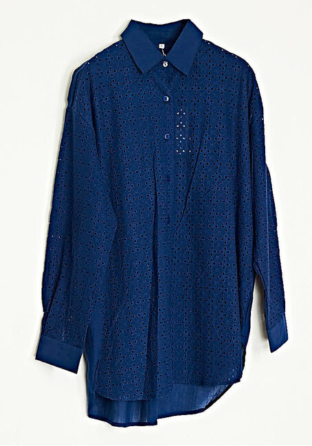 poykamisa-apo-bambakeri-broderie-anglaise-navy-blue-cuca.gr