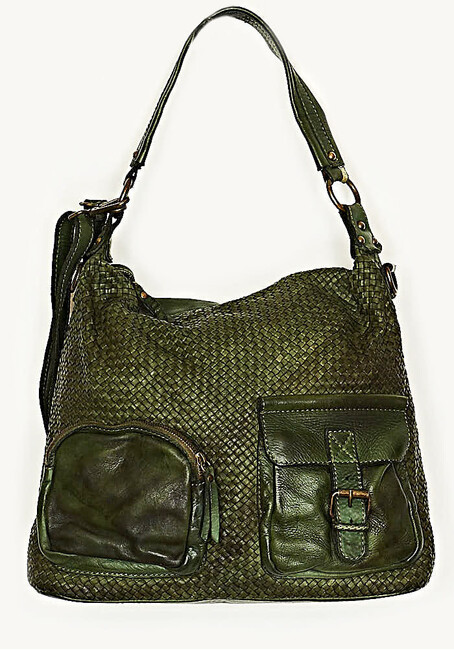 tsanta-plekti-kheiropoiiti-vintage-apo-pepalaiomeno-derma-ladi-cuca.gr