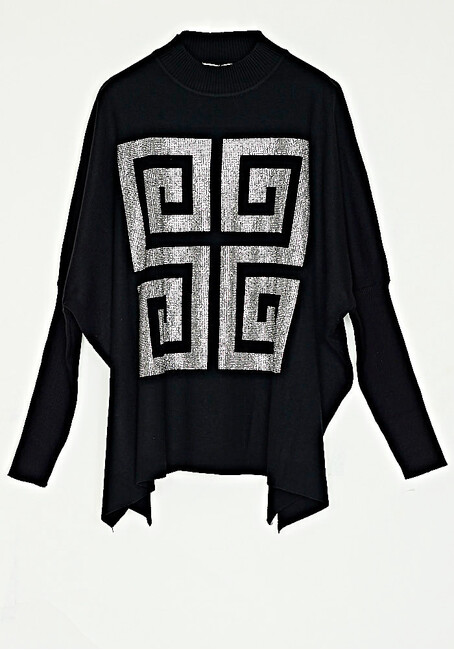 pullover-oversized-me-strass-mayro-asimi-cuca.gr