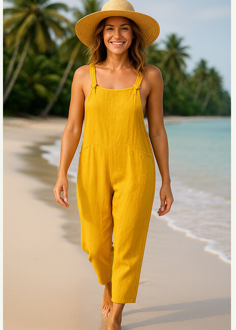 olosomi-forma-puro-lino-italias-loose-fit-okhra-cuca.gr