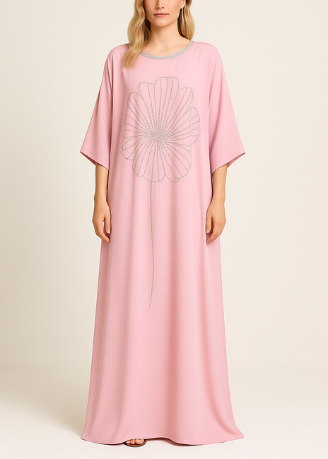 forema-kaftani-maxi-oversized-me-strass-roz-el-cuca.gr