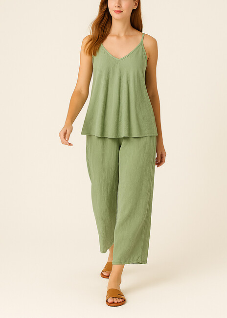 top-puro-lino-italias-loose-fit-khaki-cuca.gr