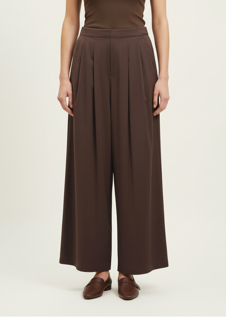 panteloni-loose-fit-technical-cotton-chocolat-cuca.gr