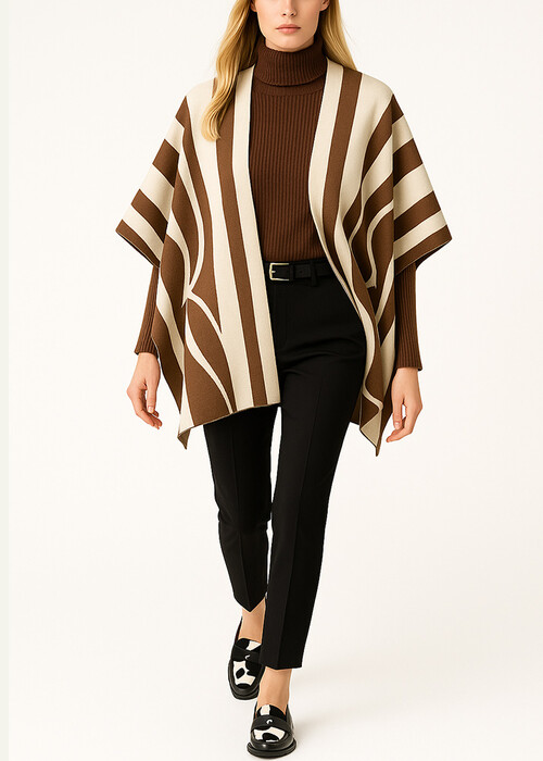 panofori-poncho-oversized-mali-miksi-grammiko-skhedio-kafe-ekroy-cuca.gr