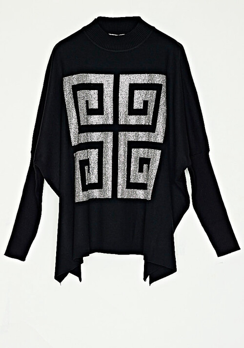 pullover-oversized-me-strass-mayro-asimi-cuca.gr