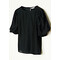 Τοp Me Ballon Mανίκα Loose Fit Μάυρο-cuca.gr